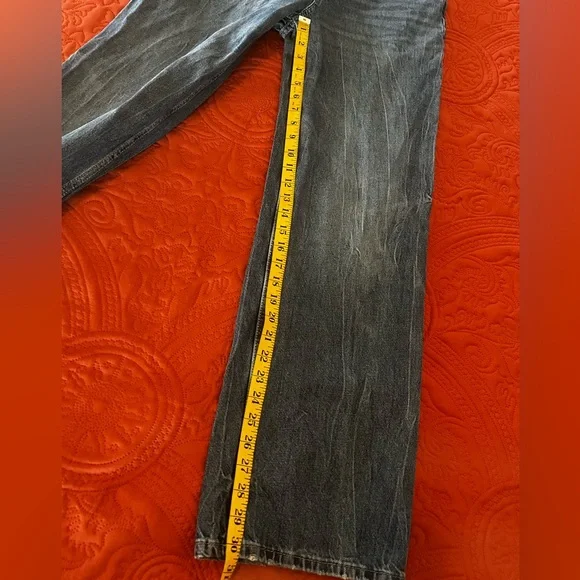 H&M &Denim Ultra High Rise Wide Leg Baggy Fit Jeans, Size 8 - Picture 10 of 11